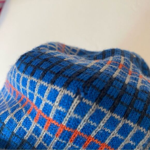 Columbia kids youth boys Urbanization Mix Beanie reversible hat blue stripe - Picture 6 of 8